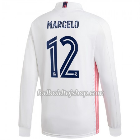 Real Madrid Marcelo 12 Hjemmebanetrøje 2020-21 L/S